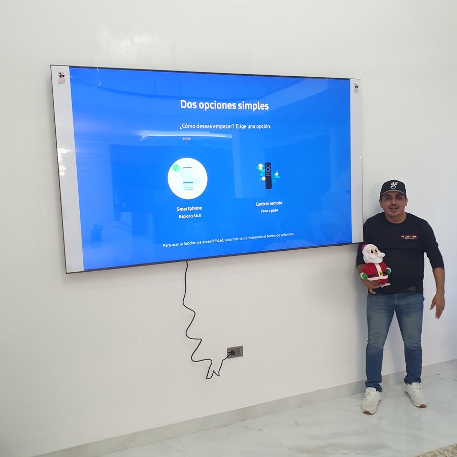 Instalación de soporte para TV, trabajo 2