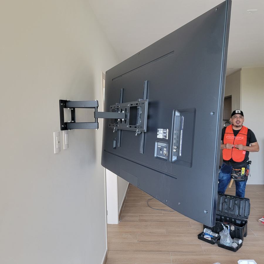 Instalación de soporte para TV, trabajo 3