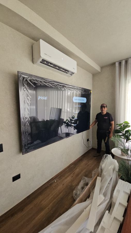 Instalación de soporte para TV, trabajo 10